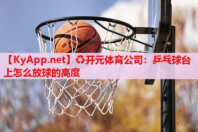 乒乓球台上怎么放球的高度 乒乓球台上怎么放球的高度