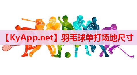 羽毛球单打场地尺寸